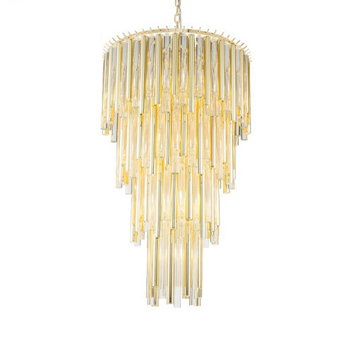 люстра gigi 13 gold от delight collection прозрачная/золото в Вологде