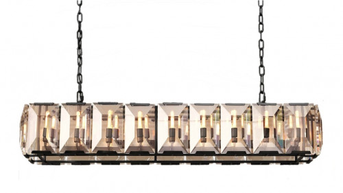 люстра harlow l130 черное основание, прозрачное стекло в Вологде