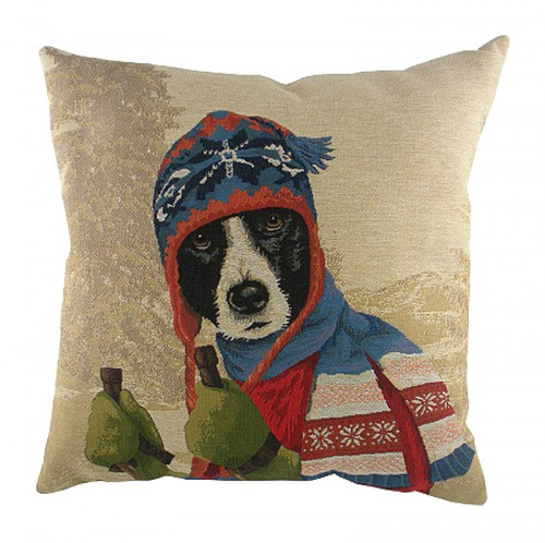 подушка с картинкой ski dogs border collie в Вологде