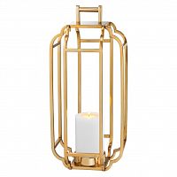 подсвечник-фонарь золотой palisades от eichholtz, 55 см в Вологде