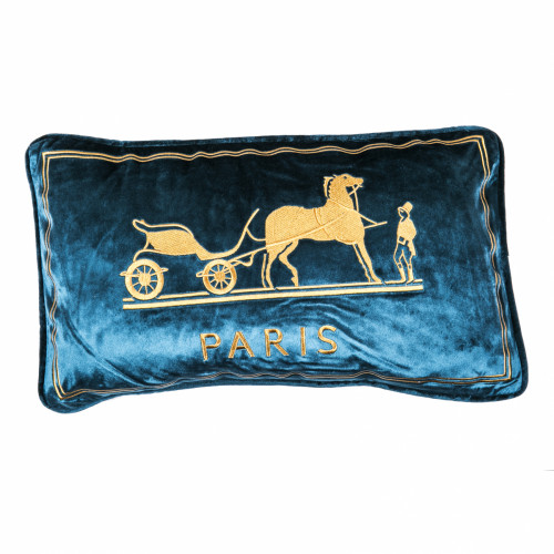 декоративная подушка old paris синий в Вологде