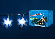 светодиодная гирлянда «снежинки-2» 700см (07935) uniel uld-s0700-050/dta white ip20 snowflakes-2 в Вологде