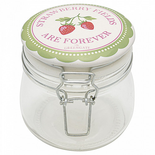 банка стеклянная strawberry pale green в Вологде