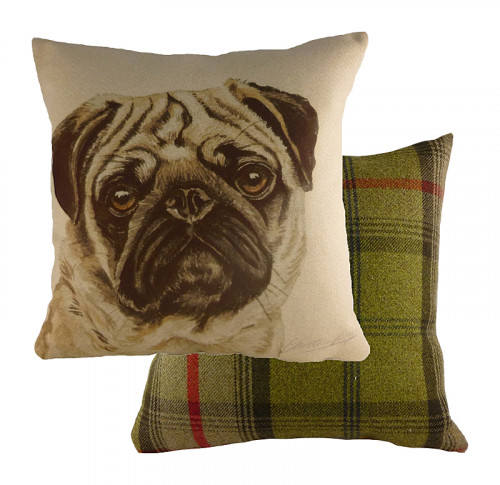 подушка с принтом waggydogs pug в Вологде