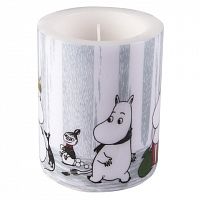 свеча большая moomin зимнее путешествие, 8 см в Вологде