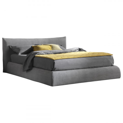 кровать двуспальная 180х200 серая pillow в Вологде
