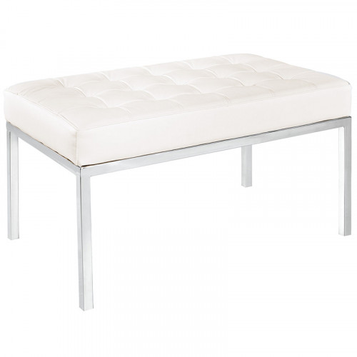скамья bench белая кожа в Вологде