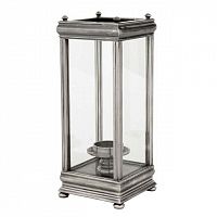 подсвечник-фонарь серебряный настольный prince charles от eichholtz, 52 см в Вологде