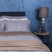 комплект постельного белья decoflux сатин 1.5 спальный versaille grey в Вологде