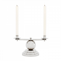 канделябр серебряный на 2 свечи leopold от eichholtz, 16,5 см в Вологде