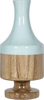 ваза настольная rustic chic blue wood в Вологде