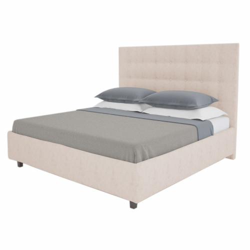 кровать большая 200х200 royal black светло-бежевая в Вологде
