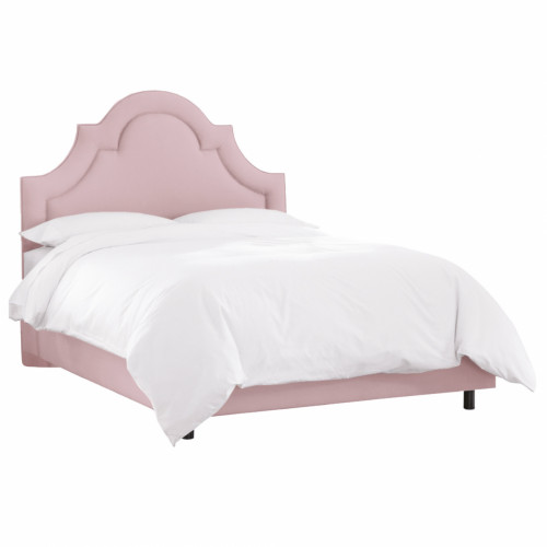 кровать двуспальная 180х200 розовая kennedy lilac linen в Вологде