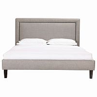 кровать двуспальная 160х200 серая laval upholstered в Вологде