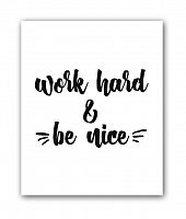 постер be nice а3 в Вологде