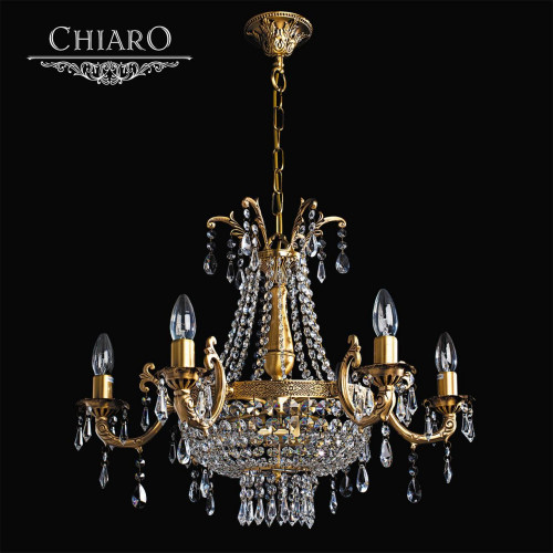 подвесная люстра chiaro изабелла 351011808 золото в Вологде