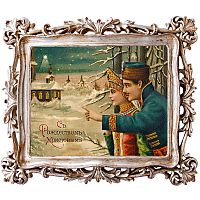 картина «с новым годом!» в раме «амели силвер», версия 18 в Вологде