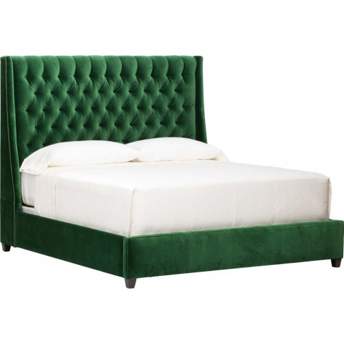 кровать двуспальная 160х200 зеленая emerald в Вологде