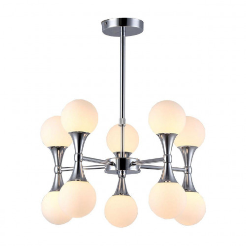 подвесная люстра arte lamp a9162lm-10cc белая в Вологде