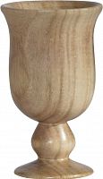 ваза кубок деревянная 13,5х18 см goblet в Вологде