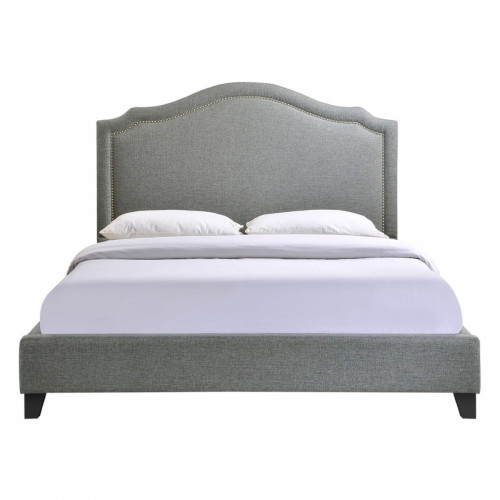 кровать двуспальная 160х200 серая cassis upholstered в Вологде