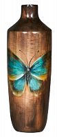 ваза настольная fresco turquoise butterfly в Вологде