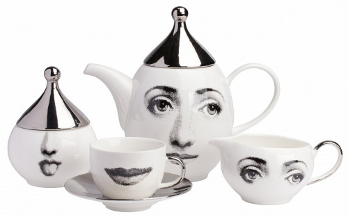 чайный сервиз пьеро форназетти faces silver в Вологде