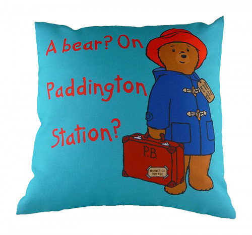 подушка с принтом paddington bear blue в Вологде