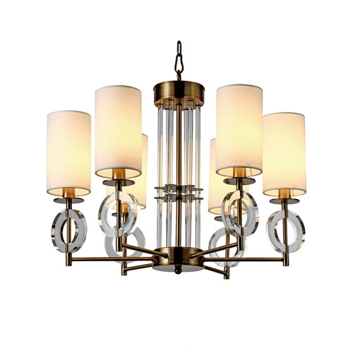 люстра felton 6 от delight collection белая/прозрачная/латунь в Вологде