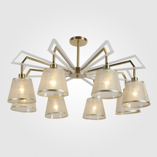 потолочная люстра eurosvet alicante 60082/8 золотая бронза в Вологде