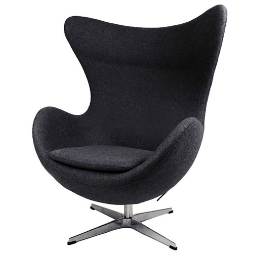 кресло egg chair черное в Вологде