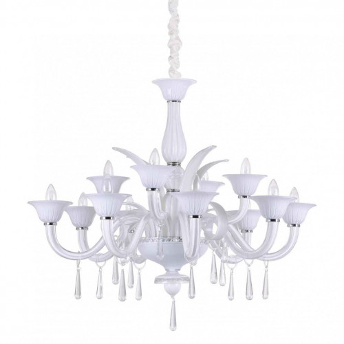 подвесная люстра ideal lux renoir sp12 bianco в Вологде