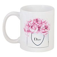 кружка с рисунком dior peonies в Вологде