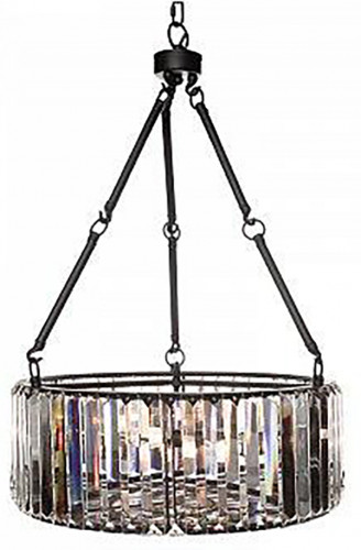 люстра дизайнерская odeon cris черный, стекло в Вологде