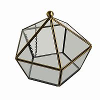 флорариум стеклянный в винтажном стиле diamond shape в Вологде