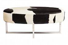 оттоманка cowhide черно-белая в Вологде