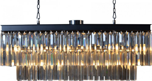 люстра odeon l110 black&glass чёрная, прозрачная в Вологде