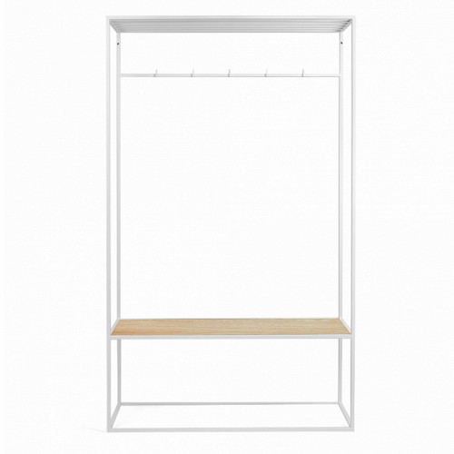 вешалка в прихожую hallra white светлый дуб в Вологде