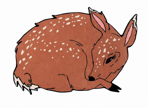 ковер шерстяной олененок the deer в Вологде