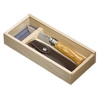 нож stainless steel с ручкой из оливы 8,5 см в Вологде