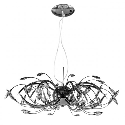 люстра дизайнерская swallowed хром белая в Вологде