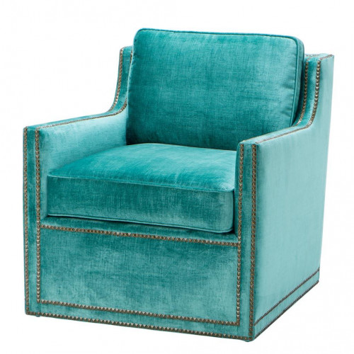 кресло granery от eichholtz голубое в Вологде