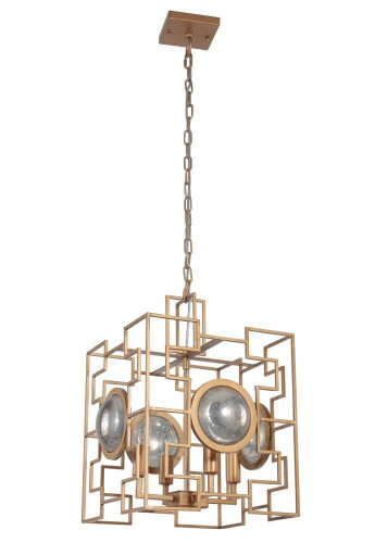 подвесная люстра crystal lux cuento sp4 gold в Вологде
