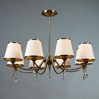 подвесная люстра brizzi alora ma01625ca/008 bronze cream в Вологде