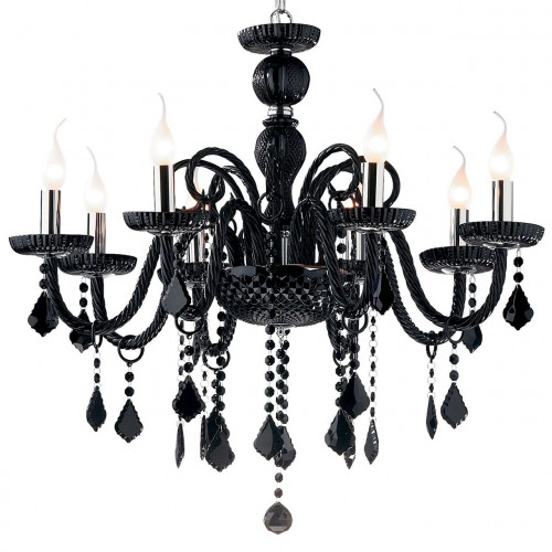 подвесная люстра ideal lux giudecca sp8 nero в Вологде
