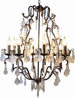 люстра palla чёрная, прозрачная в Вологде